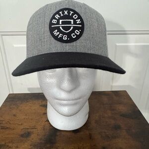 Brixton Two-Tone Gray and Black Hat